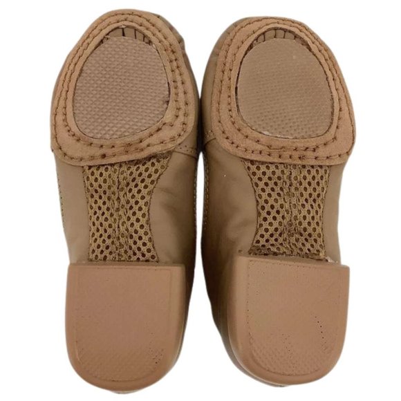 Dance Class | Kid's Pro Jazz Boot | Caramel | Size 10 - Picture 5 of 5